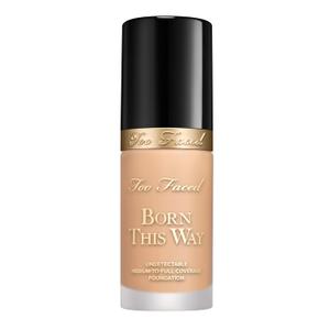 Too Faced Born This Way Natural Finish Longwear Liquid Foundation | Medium-To-Full Coverage | Hydrating + Oil Free (10 Warm Nude (Very Light with Neutral Undertones)
