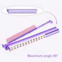Mahjong Racks with Pushers 4PCS Set Majiang Tile Holder Acrylic Mahjong Racks Accessories and Gifts