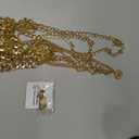 Chunky Necklaces for women Punk Chain Multilayer Statement Collar Necklace Gold