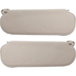 Left Driver & Right Passenger Side Sun Visor Gray Compatible with Chevy Express GMC Savana 1500 2500 3500 4500 1999-2019, Replaces# 84054688 84054695 20883004 25999923