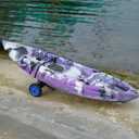 Kayak Cart, Sit-On-Top Kayak Cart Dolly Drainage Kayak Trolley with All Terrain Airless Wheels for Scupper Holes Plug-in Kayaks