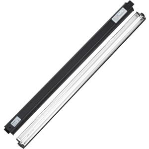 REPTI ZOO 39W Reptile T5 HO UVB Lighting Combo Kit, 34" Light Fixture Reptile Terrarium Hood, with Detachable Curved Reflector and 5.0 UVB T5 Lamp Bulb, ETL certificated