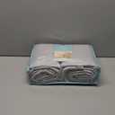 TILLYOU Baby Safe Crib Bumper Pads for Standard Cribs Machine Washable Padded Crib Liner Thick Padding for Nursery Bed 100% Silky Soft Microfiber Polyester Protector de Cuna, 4 Piece/Gray