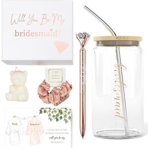 Heather & WIllow Bridesmaid Proposal Box with Bridesmaid Gifts | Bridesmaid Proposal Gifts for Wedding Registry, Bridal Gift Boxes with Lids | Bachelorette Party Favors Gifts & Bridesmaid Box Gift Box Heather & WIllow Bridesmaid Proposal Box with Bridesmaid Gifts | Bridesmaid Proposal Gifts for Wedding Registry, Bridal Gift Boxes with Lids | Bachelorette Party Favors Gifts & Bridesmaid Box Gift Box