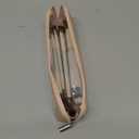 MAANGE Makeup Brush Set 14-In-7 Double Ended Essential Foundation Makeup Brushes for Powder Concealers Eye Shadows Blush Make Up Brushes with Travel Makeup Case (White)