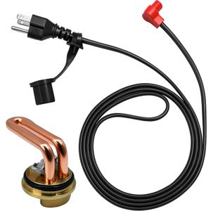 Engine Block Heater 1000W 120V 3100-130 Fits for 2001-2015 GMC 6.6L V8 Duramax Diesel Models 40mm Port