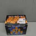 CPPSLEE Upgraded LED Flame Light Bulbs, 4 Modes Flickering Light Bulbs, E26 Base Fire Flame Bulb for Halloween Decorations Outdoor, Christmas Lights Patio Indoor Home Decor (Yellow, 6 Pack)