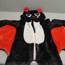 Nicoxijia Toddler Baby Halloween Costume Cute Hooded Jumpsuit Zipper Snowsuit Romper Fuzzy Fall Winter Animal Cosplay Outfit 80/48