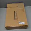 Shower Heads with Handheld Combo, 10 Inch High Pressure Rain Shower Head, Height Adjustable Dual 2 in 1 Shower Head System with Stainless Steel Hose, Matte Black