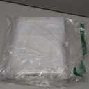 Barossa Design Extra-Long Shower Curtain with 84 inches Height (72x84),PEVA - Waterproof,Eco-Friendly, Non-Toxic, Odorless, PVC Free, Metal Grommets (Clear)