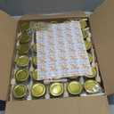 AuroTrends 3oz Mini Honey Jars with Dipper 30Pack, Empty Glass Jars for Baby Shower Favors/Wedding Favors for Guests- Mini Jar with Wooden Dippers