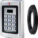 Universal Waterproof 12-24V AC/DC Metal Wired Keypad Stand Alone Access Controller for Gate Opener Operator, Garage Door Opener and Access Control Security System, Upgraded KPR2000 Keypad
