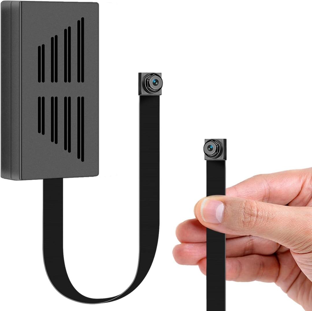 64GB Mini Video Cameras 1080P Portable Nanny Video Loop Recorder with Motion Detection Security Cameras for Outdoor Home Office Security(No WiFi Function)