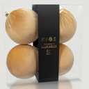 4PCS Gold Brown Velvet Christmas Ornaments Set  6 Inch Large Flocked Shatterproof Baubles for Xmas Tree Decoration, Hanging Ornaments for Holiday & Home Dcor (Gold, 6 Inch / 15 cm)