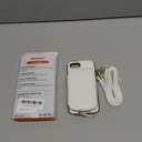 Bocasal Crossbody Wallet Case for iPhone 16e, RFID Blocking PU Leather Zipper Handbag Purse Flip Cover, Kickstand Folio Case with Card Slots Holder Wrist Strap Lanyard 6.1 Inch 5G (White)