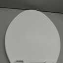 KOHLER 20111-96 Brevia, Slow Close Toilet Seat, Round Toilet Seat, Grip-Tight Bumpers Quick-Attach Hardware, Biscuit