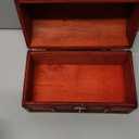 Vintage Treasure Chest, Pirate Keepsakes Box for Kids Gifts, Wooden Storage Box for Decorative Jewelry Pearl Trinkets