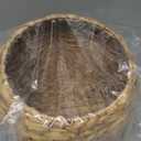 Cabilock Handwoven Hyacinth Planter Basket, Natural Woven Rattan Storage Basket for Small Plants, Eco-Friendly Indoor & Outdoor Decorative Pot Cover for Farmhouse, Boho Home Decor