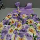2T-9T Easter Off Shoulder Flower Girls Dress Pageant Party Floral Formal Dresses