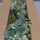 lovemoon 130 Pcs Artificial Mixed Eucalyptus Stems Bulk, 5 Kinds of Faux Greenery Eucalyptus Leaves Bulk for Vase Wedding DIY Bouquets Floral Arrangement Home Decor (130, Green)