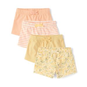 The Children's Place Baby Girls' and Toddler Assorted Knit Shorts 2 pack