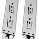 Gobrico Hardware 20-inch 100 lb. Hydraulic Soft Self Close Full Extension Ball Bearing Drawer Slides 3Folds 1Pair