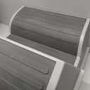 2-Step Modular Dog Ramp - Portable Non-Slip Stairs for Small Dogs with High Support, 9.5"D x 5.5"H Lightweight Plastic Pet Steps Fits Staircase Indoor, Ideal for Elderly Injured Pets (6-Pack)