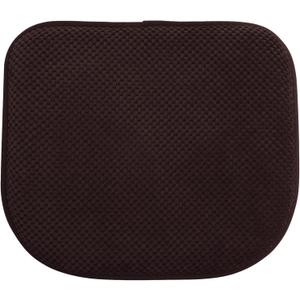 PAGGED Brown Foam Seat Cushions Kitchen Chairs Pads for Dining Chairs Non Slip Office Seat Cushions Washable U Shaped Soft Thick Large Metal Wooden Chair Cushions, 17" x 15"