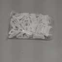 20 Pairs Drop Ceiling Clips for Classroom Ceiling Hanging Hooks White Hangers Clips for Hanging Drop Grid Decorations