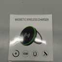 Samsung MagSafe Wireless Charger 15W Fast Charging Pad for Samsung Galaxy S25 Ultra S24 Magnetic Charger Finger Holder Stand for iPhone 17 17Pro 17 Air 16e 16 Pro Max 15 Android Apple Pixel 10 Pro