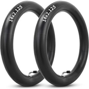 Thicker 40% 14 x 2.125 Inner Tubes Heavy-Duty 14 Inch Electric BikeTubes for Replacement Electric Scooters and E-Bike Tire Tube 2 Packs