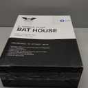 BIGBATBOX Wooden Large Bat House for Outdoors - 2 Chamber, Brown, Fits Up to 75 - Proven Backyard Bat Box Kit Design for Attraction
