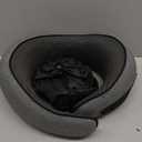 Advanced Memory Foam Neck Travel Pillow, Neck Pillow Airplane with Eye Mask & Ear Plugs, Designed for The Comfort of Travel & Office, Travel Pillow for Plane, Car, Home, Work, Dark Grey