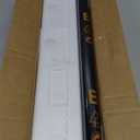 YaFex Heavy Duty Curtain Rods 32-120 Inch, 1 Inch Adjustable Black Curtain Rod for Windows, Long Window Treatment Rods with Aluminium Finials, Easy Installation