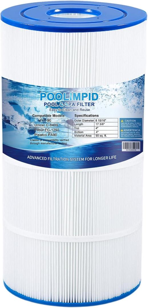 Pool Filter Cartridge Compatible with Hayward Star-Clear CX900RE