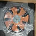 HG Power 10 Inch Exhaust Fan 988 CFM Kitchen Exhaust Fan Wall Mount with Backdraft Damper, Metal Plug In, Extractor Exhaust Ventilation Fan for Attic, Basements, Ceiling, Shop, Greenhouse (Gray)