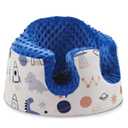 Seat Cover Compatible with Bumbo and Nuby Seat, Booster Seats Accessories, Soft Breathable Cover for Baby Girl Boy, Cover Only (Blue)