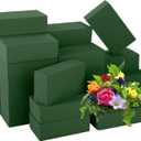30 PCS Floral Foam Blocks, Green Flower Foam Bricks for Fresh & Artificial Flowers, Wet and Dry Florist Foam for Arrangements, Crafts, Bouquets, DIY Centerpieces, 5.5 x 3.1 x 1.8 in