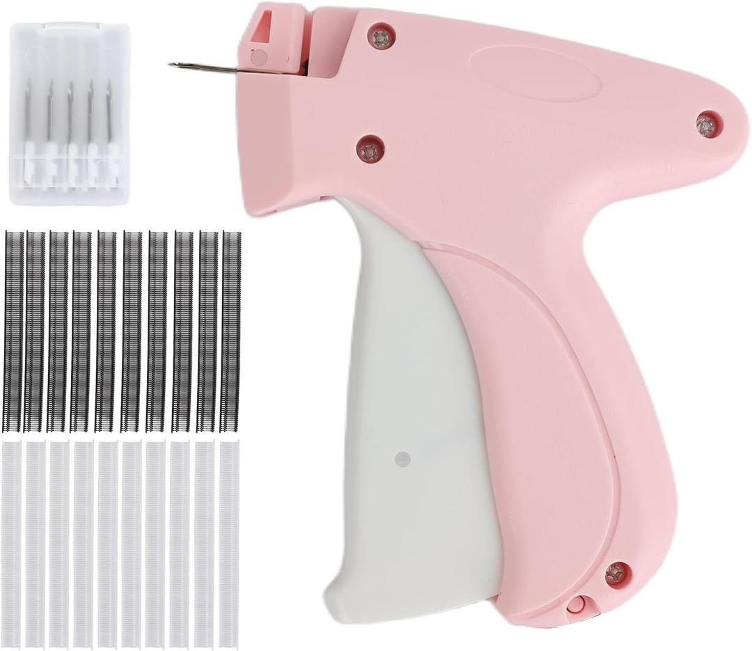 Stitchy Gun,Stitch Gun for Clothes,Tagging Gun for Clothing,Stitchy Quick Clothing Fixer,Includes 6 Needle, 1000 Black & 1000 White Fasteners
