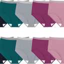 Fruit of the Loom Women's Eversoft Cotton Underwear Multipacks, Tag Free & Breathable (Blue, XXXL)