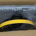 16" Battery Operated Floor Fan for Dewalt 20V Max Battery, Portable Fan with AC Adapter and USB Output, Metal Industrial High Velocity, Stepless Speed Cordless Fan for Jobsite Garage Camping Emergency