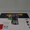 Cold Press Juicer, 5.3" Wide Feed Chute Juice Extractor Machine with 400W, High Juice Yield, Slow Masticating Juicer for Whole Vegetables & Fruits, Deep Grey