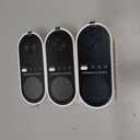 Carbon Monoxide Detectors & Natural Gas Detector, 4-in-1 Carbon Monoxide Detectors Plug in, Gas Leak Detector with Dual Alarms, Temperature & Humidity Sensor for Home, RV, Black, 3 Packs