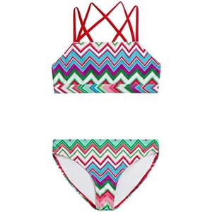Kanu Surf Girls' Aria Beach Sport UPF 50+ Mini Tankini Two Piece Swimsuit, Size 10