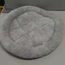 Round Cat Bed Washable Cat Donut Bed with Non-Slip Bottom Comfortable Soft Pet Bed for Indoor Cats/Gray Diameter: 15.75"