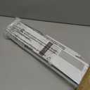 LazBlinds Motorized No Drill Blackout Roller Shades, 36" W x 72" H, White