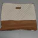 CLOKARS Weekender Bags for Women, Travel Duffle Bag Carry On Overnight Bag with Cosmetics Bag and Crossbody Purse for Gym Hospital, Gifts for Women, Beige Brown