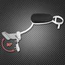Chrome Passenger Armrests with Cup Holder Adjustable Fit for Goldwing GL1800 1800P 1800HP 20012017 Motorcycle Rear Seat Accessories