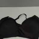 DEANGELMON Front Closure Bras for Women Racerback Bra No Underwire Seamless Push Up T-Shirts Bras Supportive Womens Bralettes (X-Large, Black)