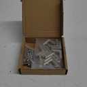 20pcs/lot 1" x 1" Aluminum Extrusion Profiles 1010 Series L-Shape Interior Corner Connector Joint Bracket with Screws for 10x10 Aluminum Profile 1 Inch x 1 Inch Extrusion Profiles Rail